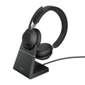 Jabra Evolve2 65 Microsoft Teams USB-C Stereo Bluetooth Headset with Charging Stand [26599-999-889]