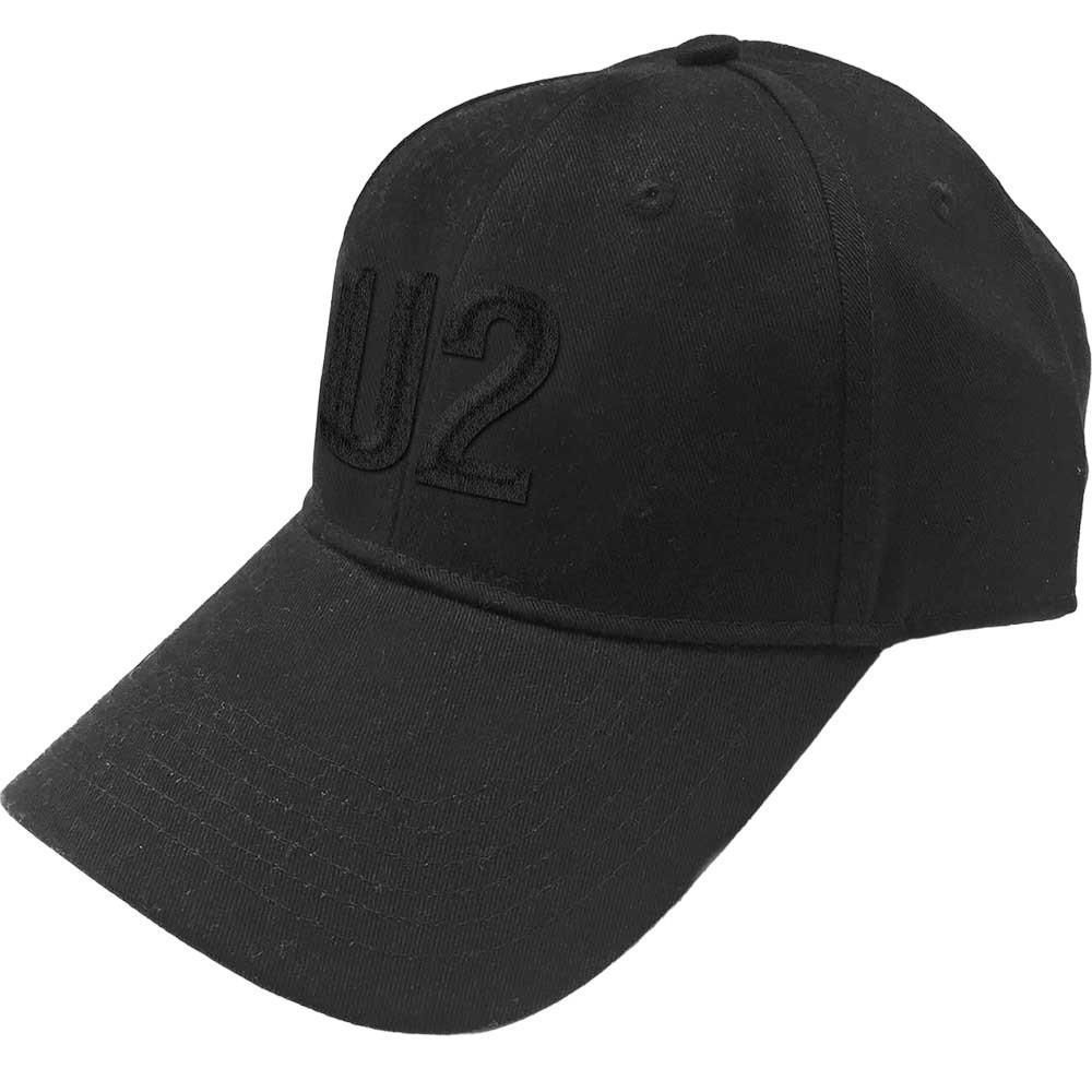 U2 Unisex Adult Logo Baseball Cap (Black) (One Size)