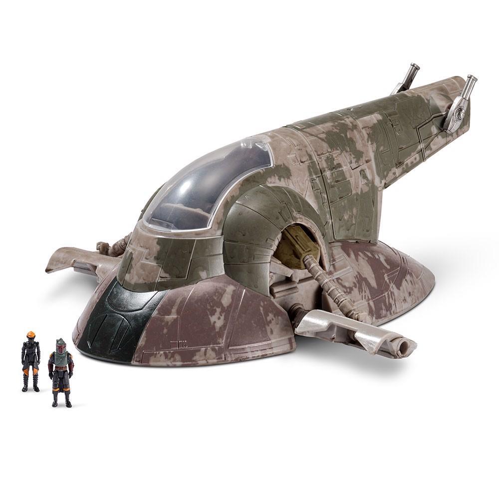 Star Wars - Micro Galaxy Squadron Boba Fett's Starship 8" Vehicle Set