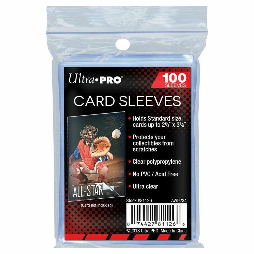 Ultra PRO Trading Card Clear Soft Sleeves 100-Pack - Standard Card Size