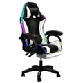 Furb Massage Gaming Chair Racing Game Office White