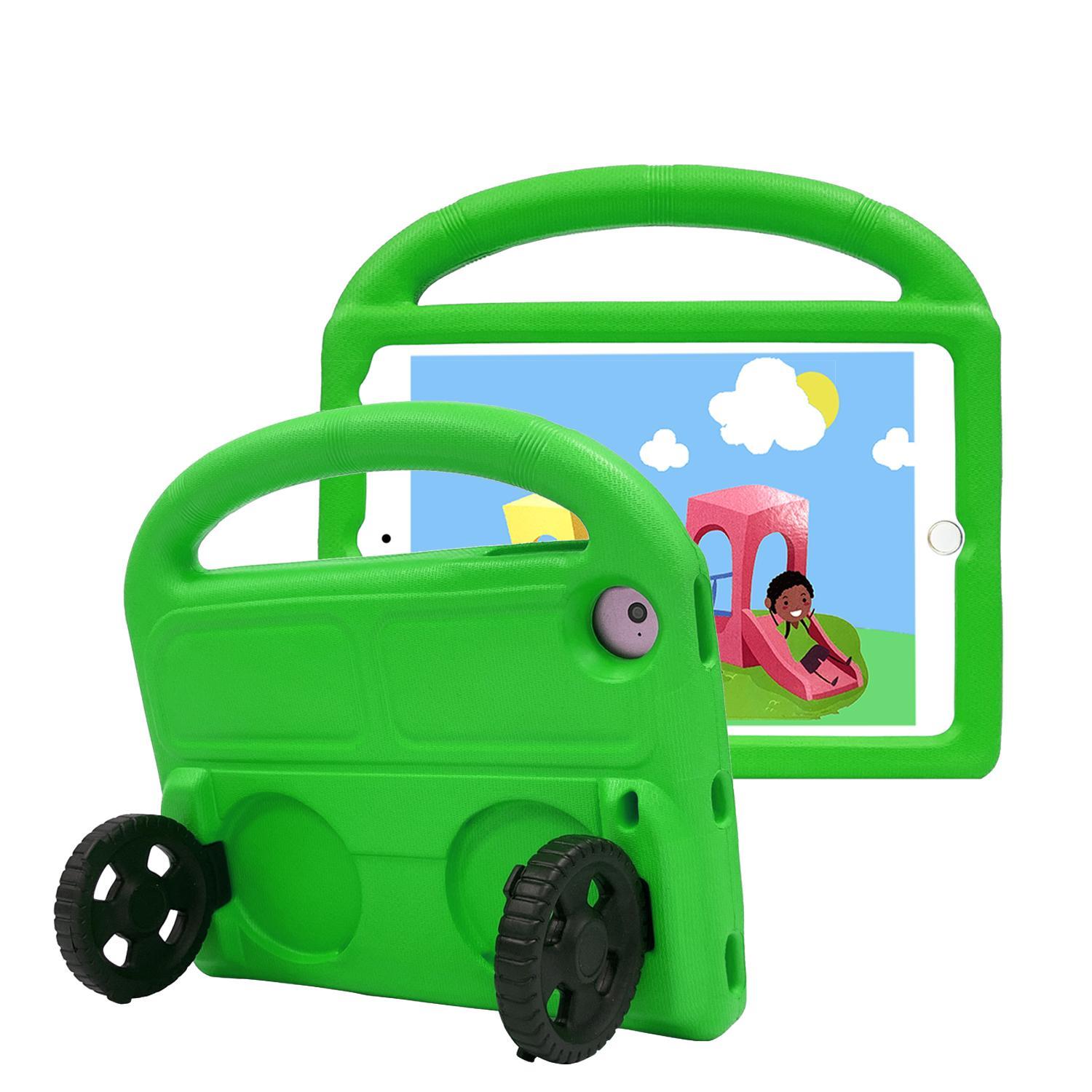 MCC Kids iPad Air 2 Shockproof Child Case Cover Apple Air2 Car Wheel [Green]