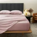 Morrissey Fitted Sheet Set 1200TC Luxe Soft Cotton/Polyester Pink Dust