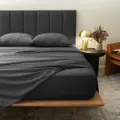Morrissey Fitted Sheet 1200TC Luxe Soft Cotton/Polyester Coal