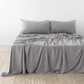 Bambury BedT Organica Sheet Set Grey Home Bedding Organic Cotton