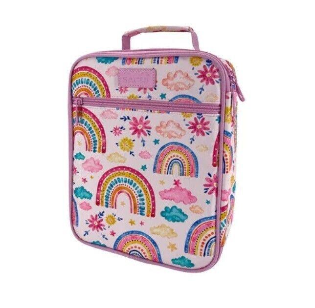 Sachi Insulated Lunch Tote Bag Thermal Cooler Carry School Rainbow Sky
