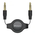 Verbatim Audio Cable 1m 3.5mm Black [66573]