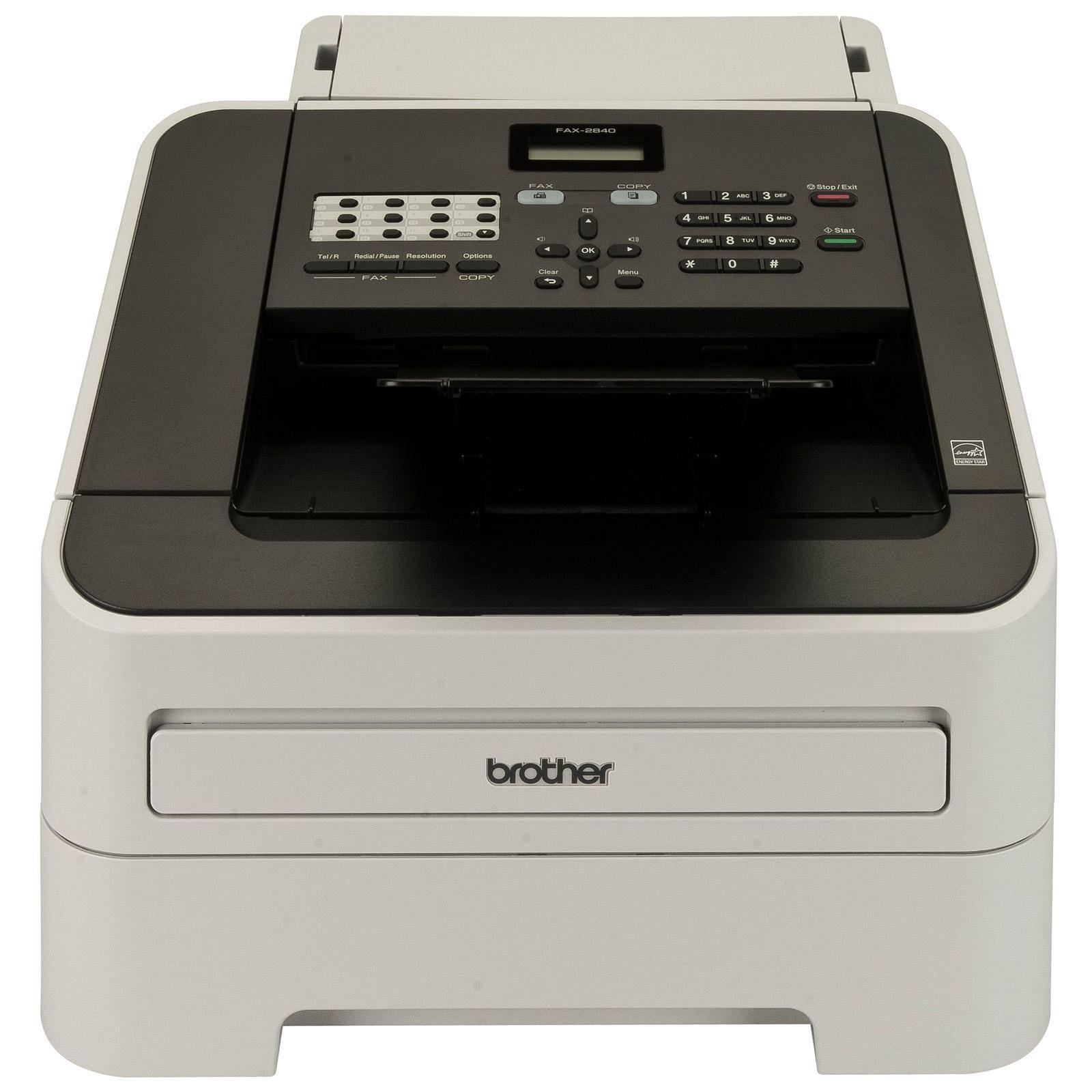Brother FAX-2840 Monochrome Laser Fax Machine With PC Connectivity