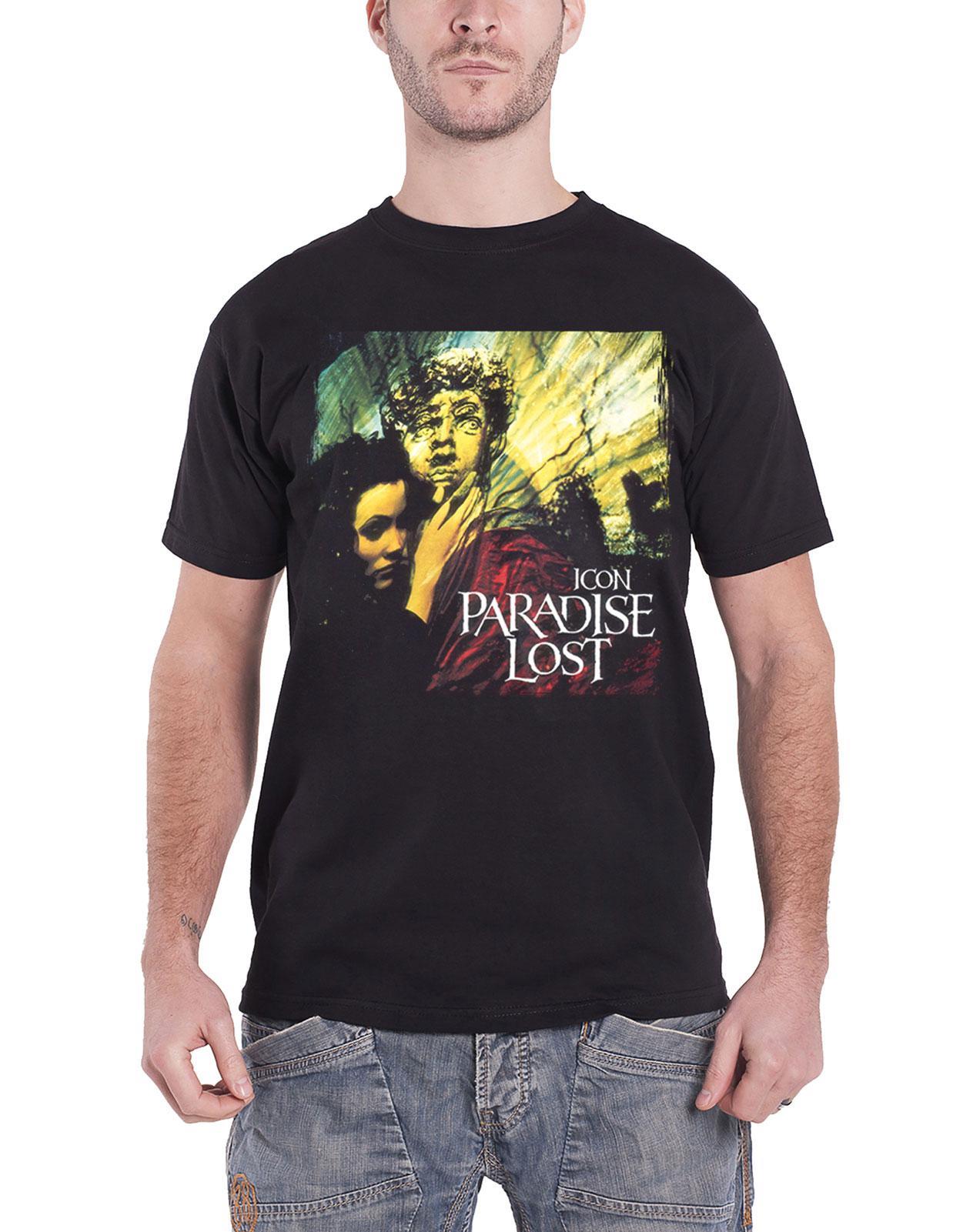 Paradise Lost T Shirt Icon album band logo new Official Mens Black