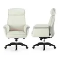 Eureka Royal Executive Sofa Chair - White [ERK-OC-003-OW]