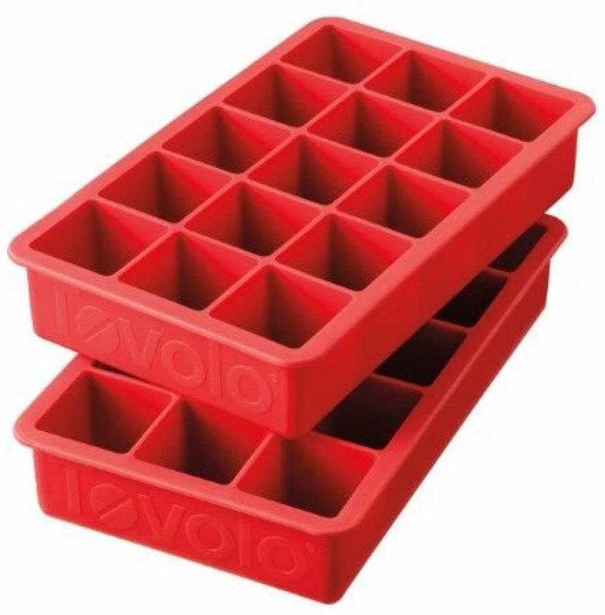 Tovolo: Perfect Cube Ice Trays - Apple Red (Set 2)