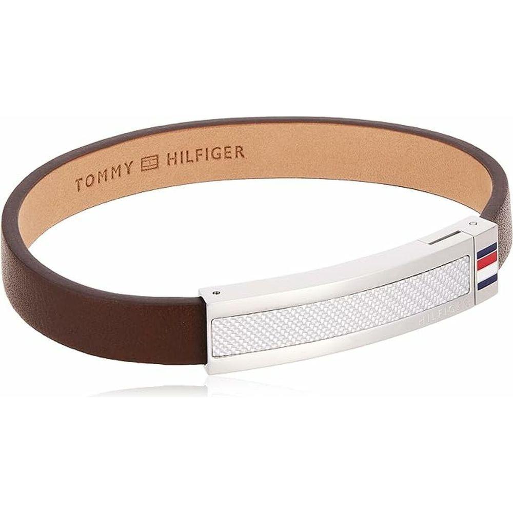 Tommy Hilfiger Men's Leather Bracelet 2790397S - Exquisite Elegance crafted in Leather