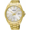 Men's Classic Stainless Steel Wristwatch: Seiko SUR212P1, Men, Silver
