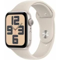 - Elegant and sophisticated Smartwatch for Tech Enthusiasts - Apple Watch SE 44mm White Beige Unisex Smartwatch