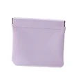 1x Pocket Cosmetic Bag Portable self-Closing Water-Resistant Leather Storage Bag