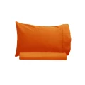 Artex 250TC 100% Cotton Sheet Set Single Orange