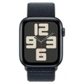 Apple Watch SE MRHC3QL/A 44mm Unisex Black Aluminium Smartwatch with 2.2" Screen and Advanced Features