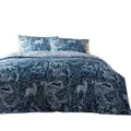 Creative Cloth Winter Woods Duvet and Pillowcase Set (Midnight Blue) (King)