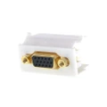 VGA Cable Keystone Connector Plug for Crest Custom PC Wall Plate 15 Pin D-Sub