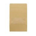 10-200x 9*14+3cm Stand Up Bag Kraft Paper Seal Packaging Window Zip Lock Pouch
