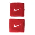 Nike Unisex Adults Swoosh Wristband (Set Of 2) (Red) (One Size)