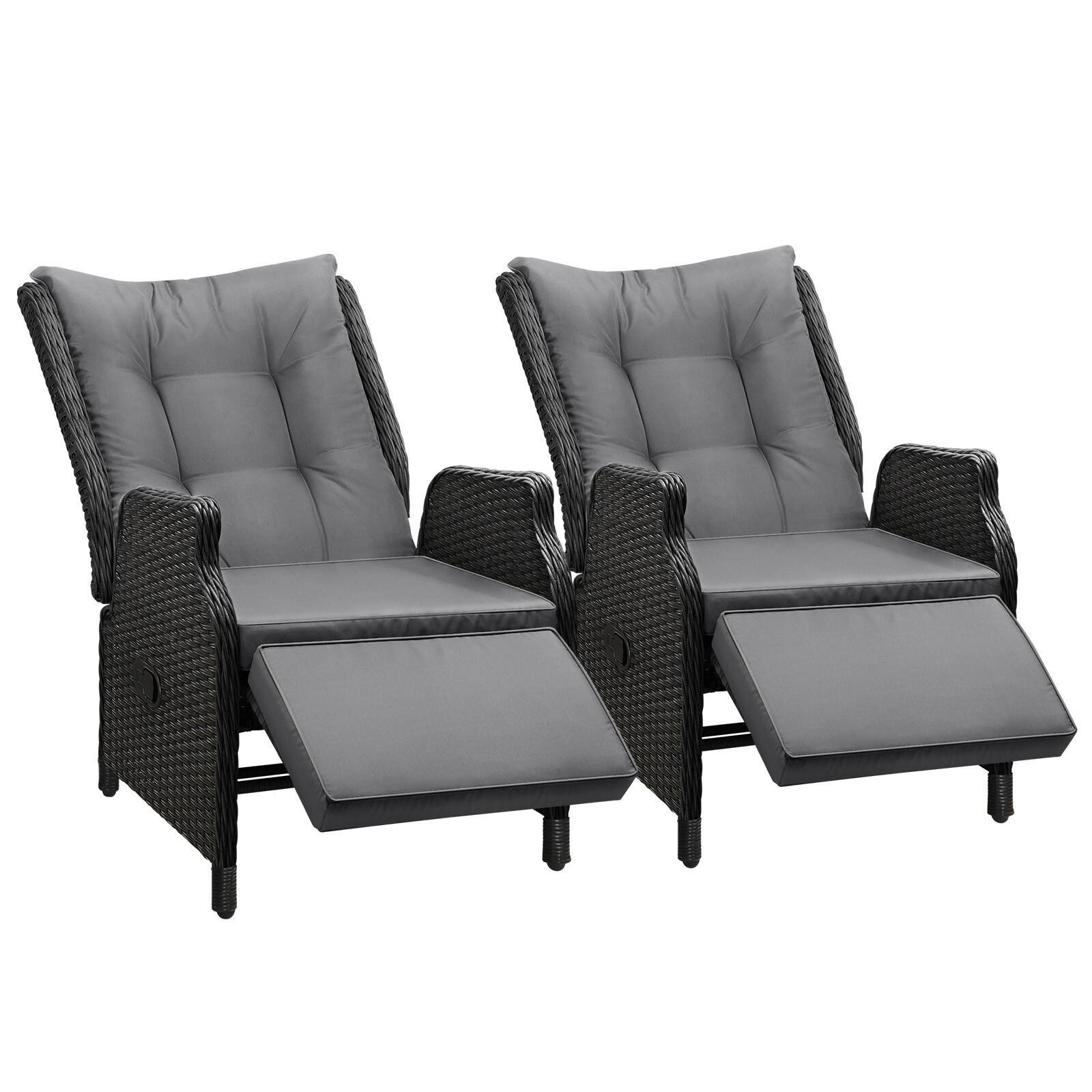 Livsip Recliner Chairs Sun lounger Set of 2
