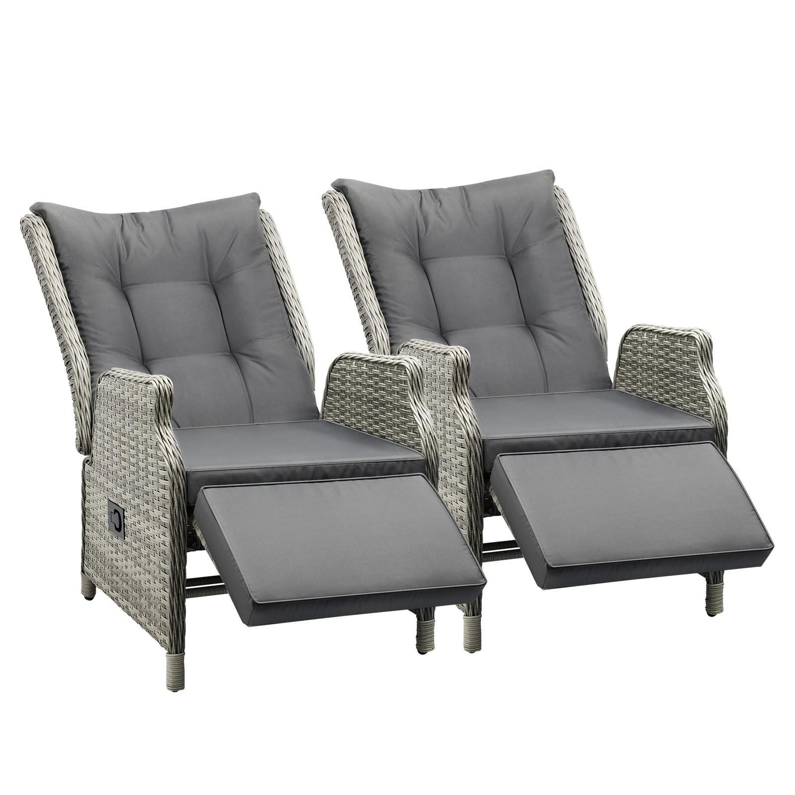 Livsip Recliner Chairs Sun lounger 2 Pieces
