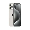 Apple iPhone 15 Pro (128GB, White Titanium) - Dual Nano-SIM