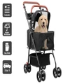 Advwin Large Pet Stroller Pram Dog Carrier Trailer Strollers 3in1 Foldable
