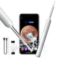 GoodGoods Ear Wax Removal Kit Visual Camera LED HD Smart Bud Cleaner Earwax Remover for iPhone iPad & Android (White)