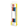 Lego Gel Pen with Buildable Bricks (White) - Pack of 3