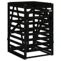 Wheelie Bin Storage Black 84x90x128.5 cm Solid Wood Pine vidaXL