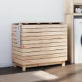 Laundry Basket 88.5x44x76 cm Solid Wood Pine vidaXL