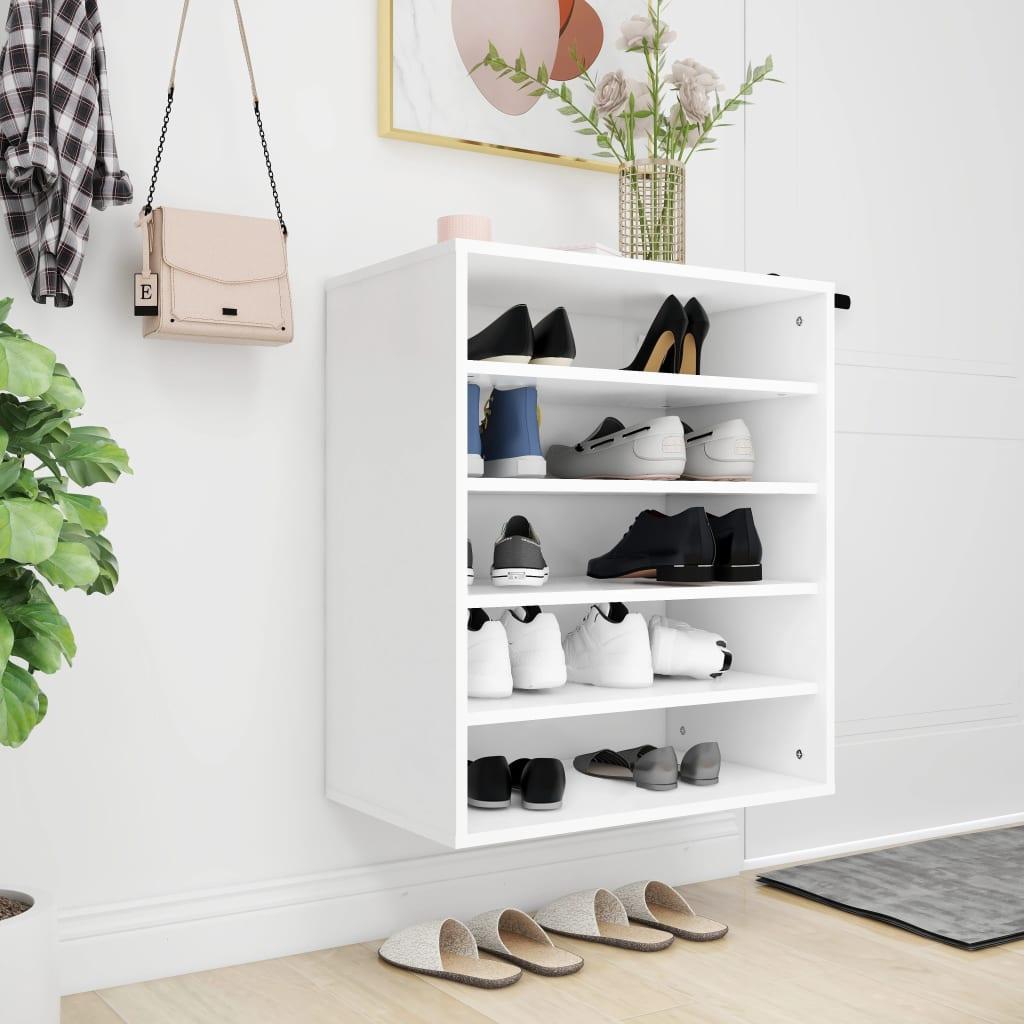 Shoe Cabinet White 60x35x70 cm Engineered Wood vidaXL