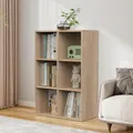 Advwin 3 Tier Cube Bookshelf Storage Cabinet Bookcase Wood