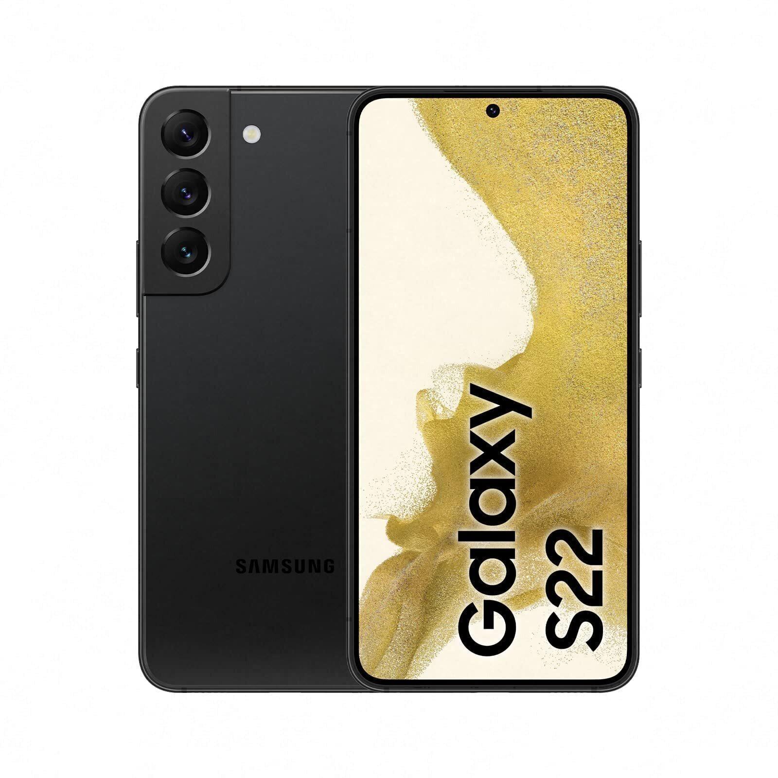 Samsung Galaxy S22 5G (S901) 128GB Black - Excellent (Refurbished)
