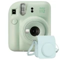 Fujifilm Instax Mini 12 Instant Camera w Case - Mint Green
