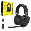 Corsair HS65 Carbon 7.1 Dolby Atoms Surround Wired Headset. All Day Comfort, Lightweight, Sonarworks SoundID 3.5mm, USB PC, Mac, Headphone CA-9011270-AP