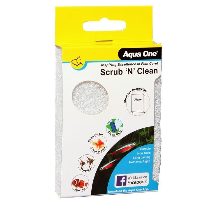 Scrub 'N' Clean Fine Algae Pad for Aquarium & Fish Tank Clean by Aqua One