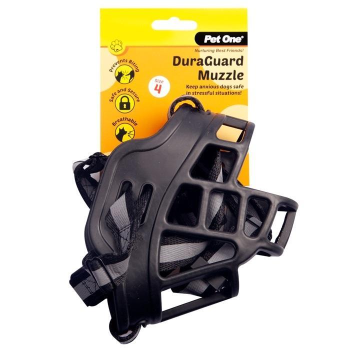DuraGuard Size 4 Dog & Puppy Muzzle TPR Rubber by Pet One