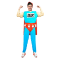 The Simpsons Duffman Duff Man Beer Muscle Classic Mens Adult Costume Oktoberfest - S/M (165-175cm Heights)