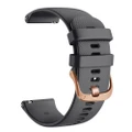 Garmin Epix (Gen 2) compatible Silicone Watch Straps with Rose Gold Buckles