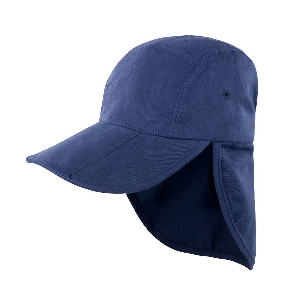Result Headwear Childrens/Kids Legionnaires Fold Up Cap (Navy) (One Size)