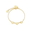 Disney Gold Plated Stainless Steel Minnie Mouse Charm 16+3cm Bracelet