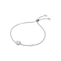 Michael Kors Sterling Silver Premium Halo Slider Bracelet