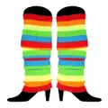 Neon Rainbow Leg Warmers