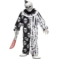 Skele Clown Halloween Mens Costume