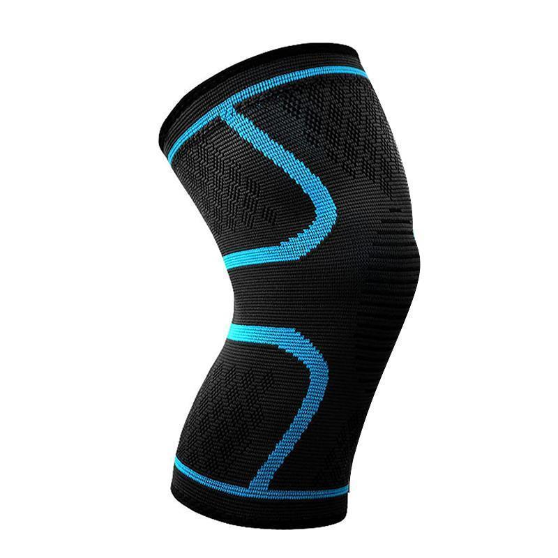 AOLIKES 3D Weaving Knee Support Brace Sleeve Joint Kneelet Leg Breathable Blue