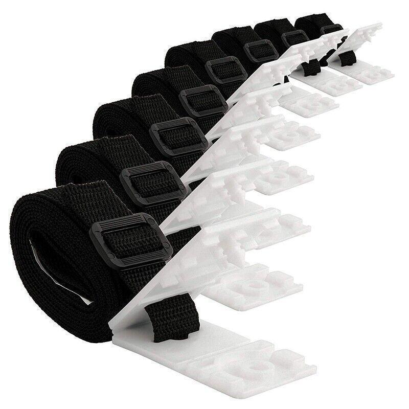 Pool Cover Roller Attachment Straps Kit 8Pcs For Swimming Solar Pool
