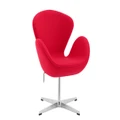 Matt Blatt Arne Jacobsen Swan Chair Replica (Red)